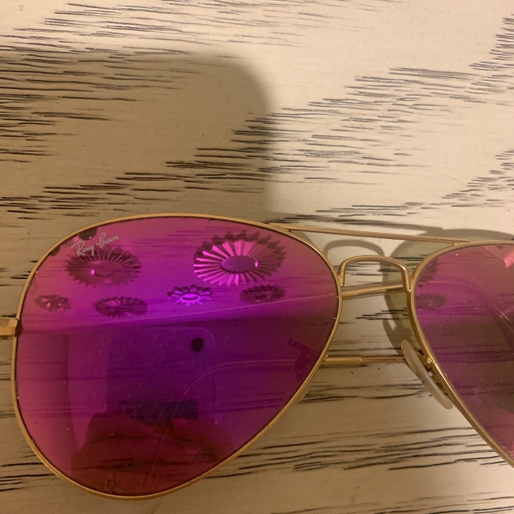 Pink raybans - Picture 2 of 2
